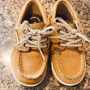 Sperry toddler boys boat shoes.